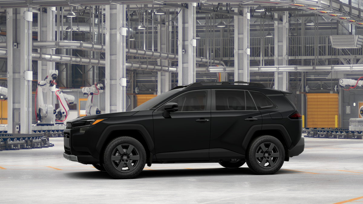 2026 Toyota RAV4 — rear three-quarter view