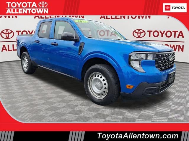 2025 Ford Maverick XL in Velocity Blue — front three-quarter view
