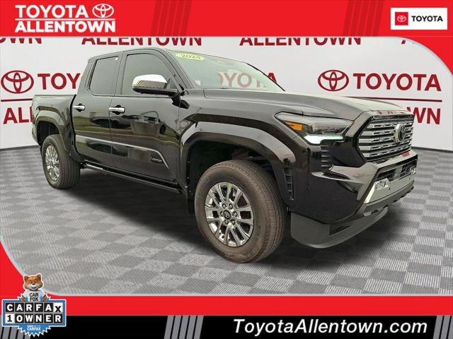 2024 Toyota Tacoma Limited in Black — front three-quarter view