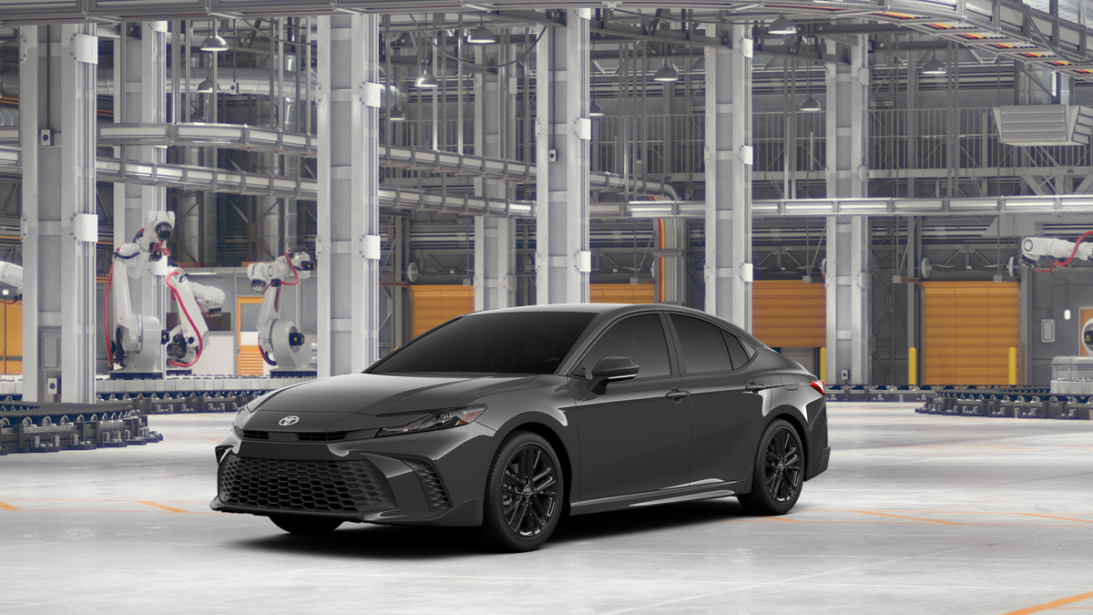2026 Toyota Camry SE in Underground — front three-quarter view