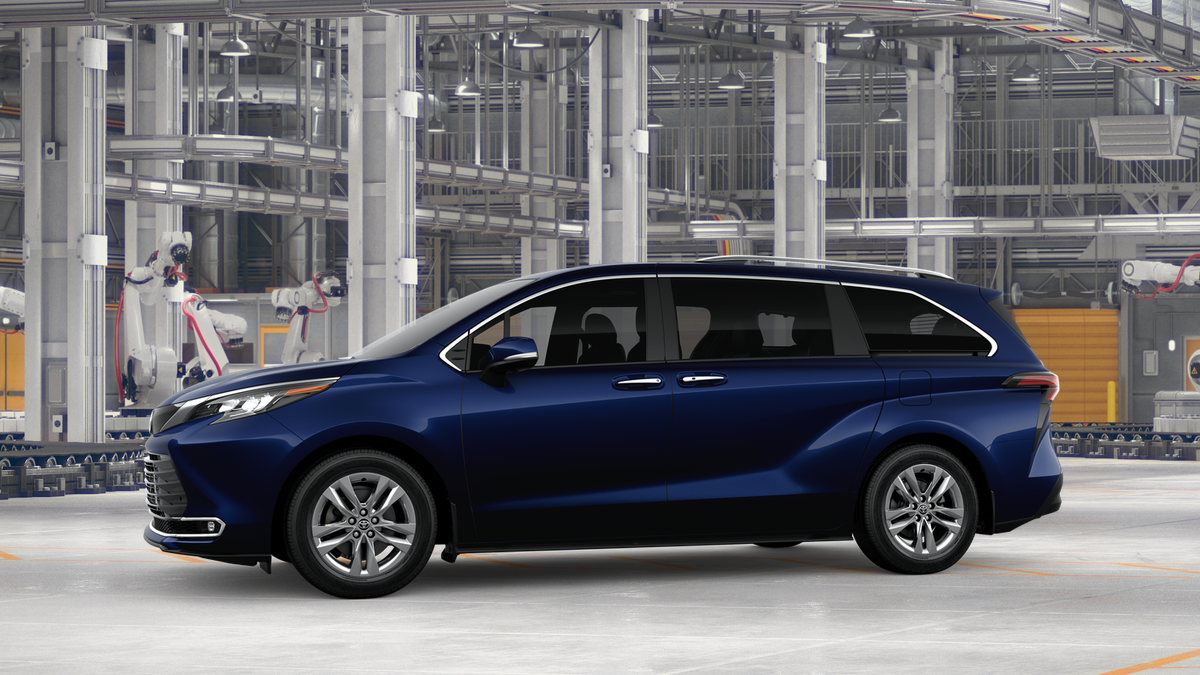 2026 Toyota Sienna — rear three-quarter view