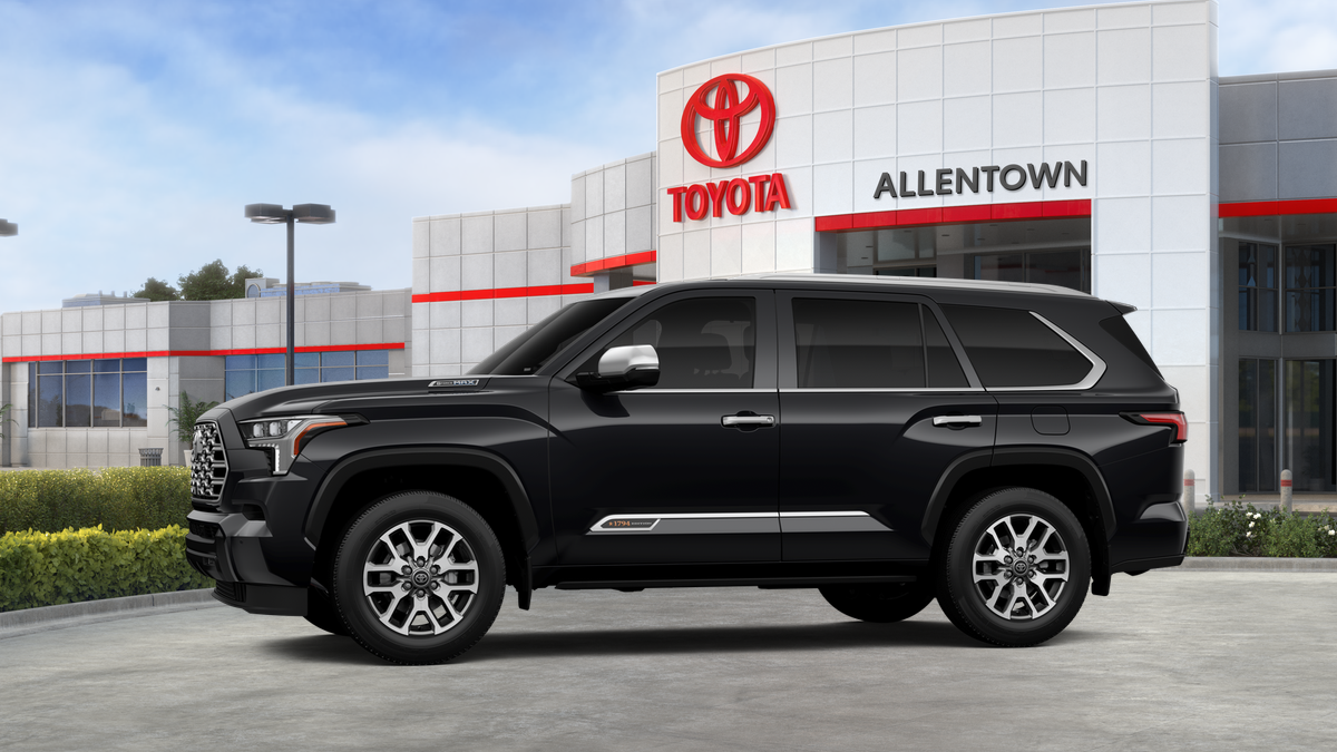 2026 Toyota Sequoia — rear three-quarter view