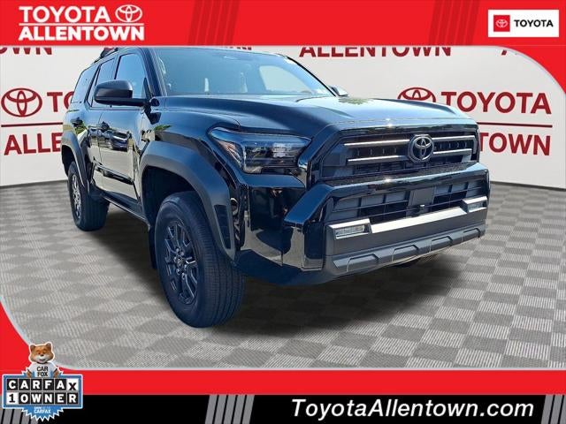 2025 Toyota 4Runner SR5 in Black — front three-quarter view