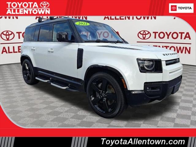 2022 Land Rover Defender X-Dynamic HSE in White — front three-quarter view
