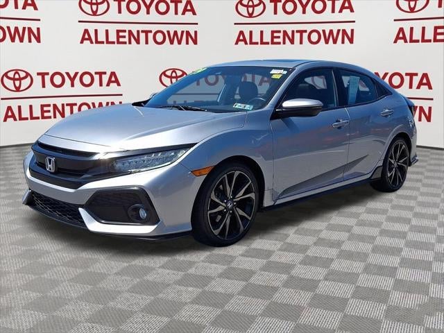 2019 Honda Civic — rear three-quarter view